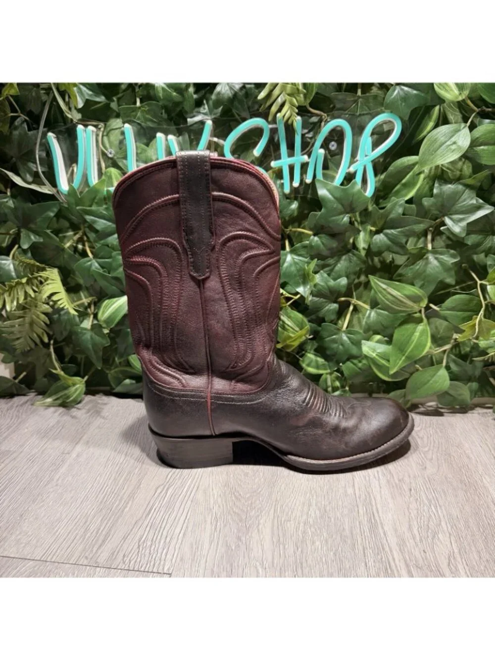 Tecovas The Cartwright Leather Dark Brown Boots 8.5 D Western Boots